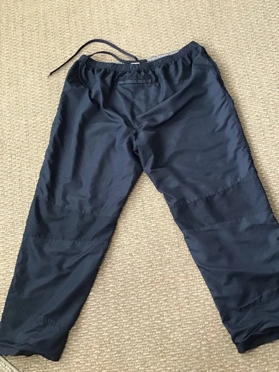 Navy Drawstring walking pants - Picture 2 of 5